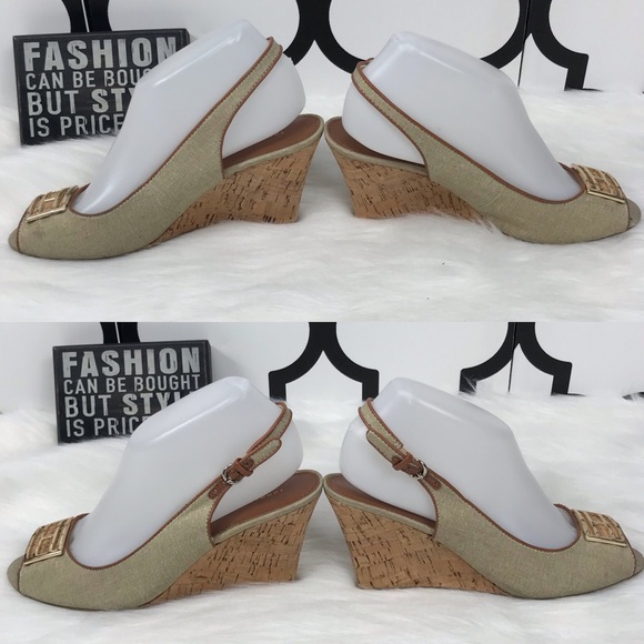 Tommy Hilfiger Cork Wedges - Picture 3 of 8